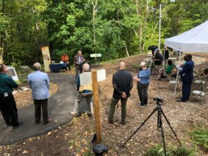 Ellis Walter Ruley Memorial Park Commemorating ceremony